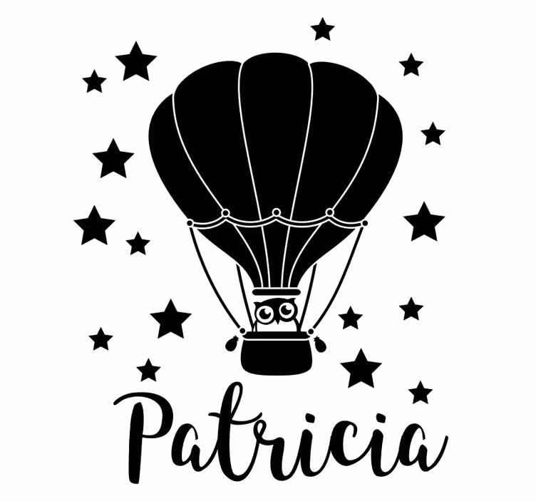 Blind kids personalized stars and balloons - TenStickers