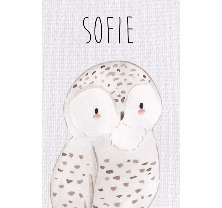 Blind kids forest animals owl - TenStickers