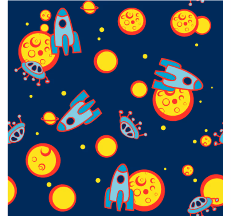 Blind kids cosmic vinyl wall art - TenStickers
