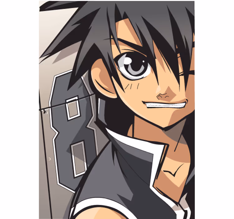 Blind kids anime vinyl poster - TenStickers
