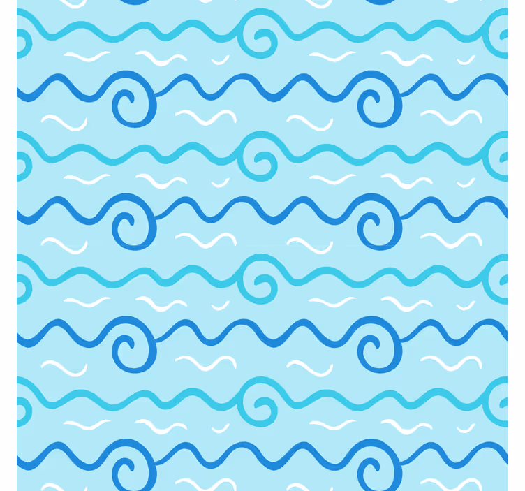 Blind kids seaside landscape background illustration - TenStickers