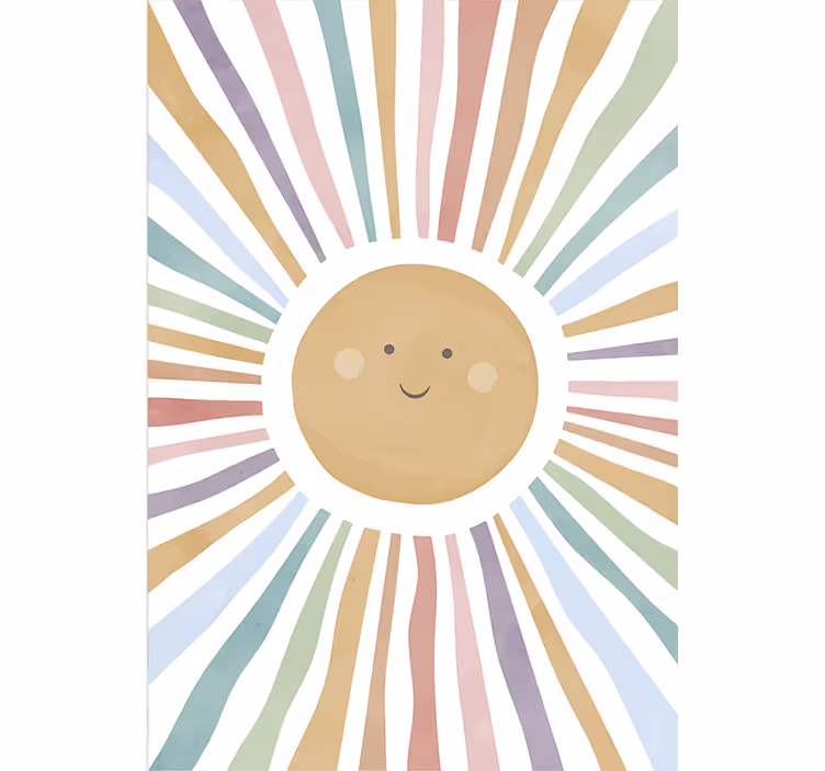 Blind kids joyful sunshine - TenStickers
