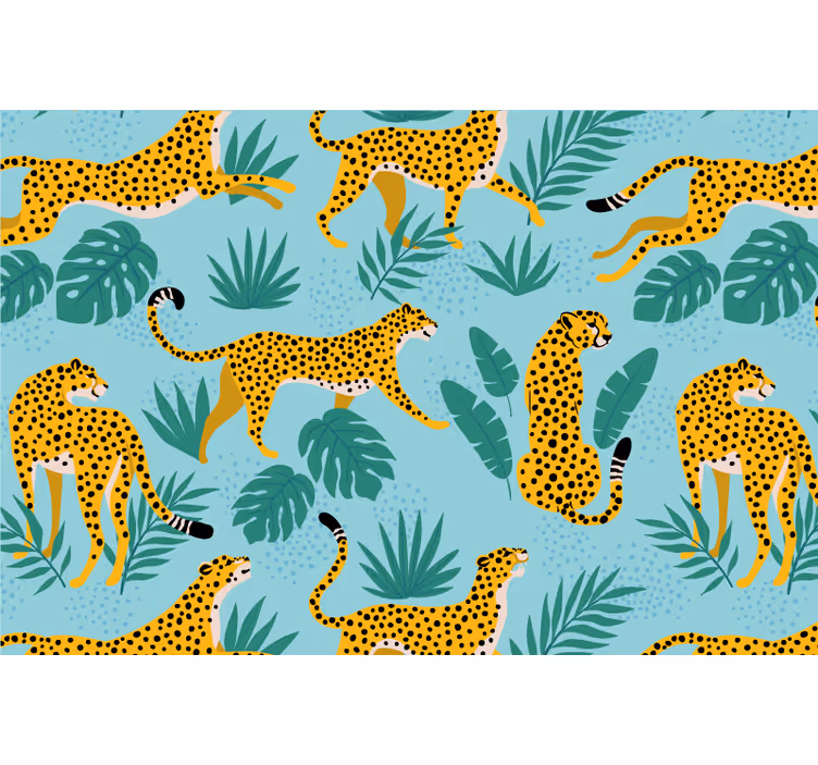Blind kids leopard adventure - TenStickers