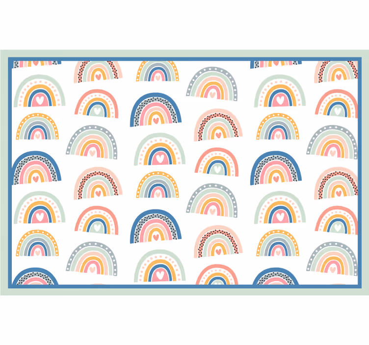 Blind kids colorful minimalistic rainbow pattern - TenStickers