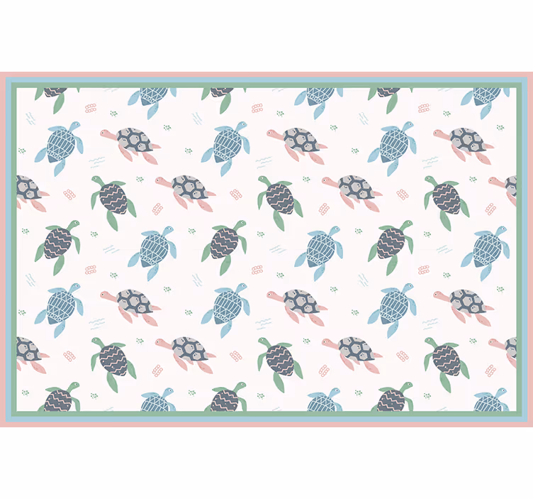 Blind kids soft color turtles - TenStickers