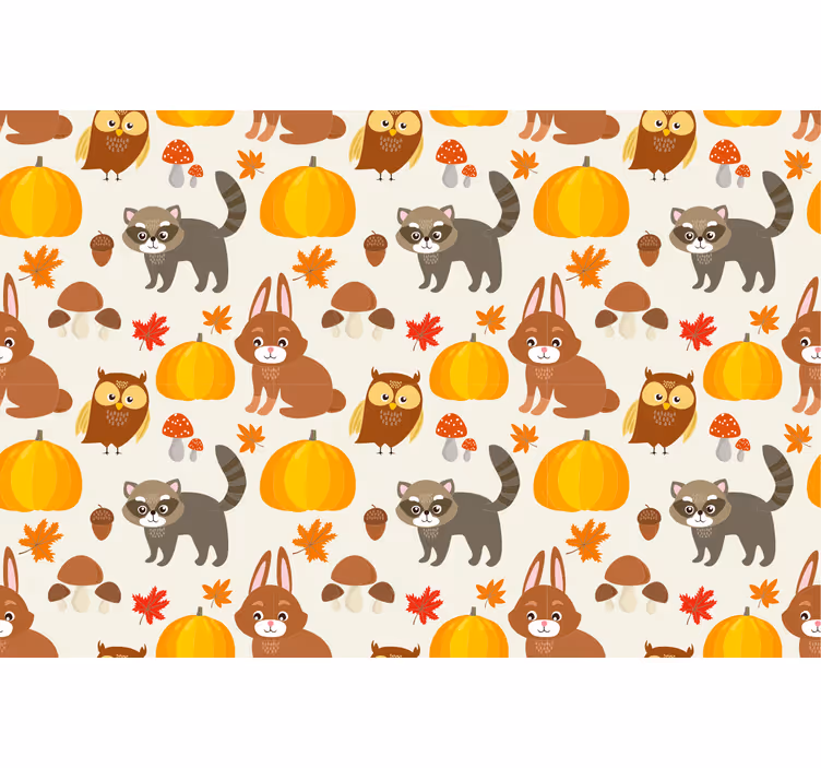 Blind kids raccoon owl rabbit pumpkin toys - TenStickers