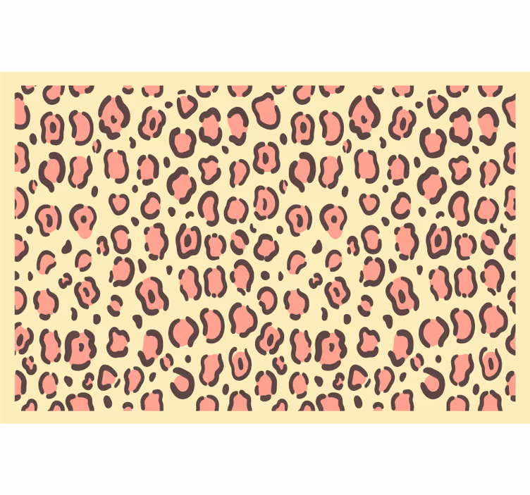 Blind kids yellow and pink leopard print - TenStickers