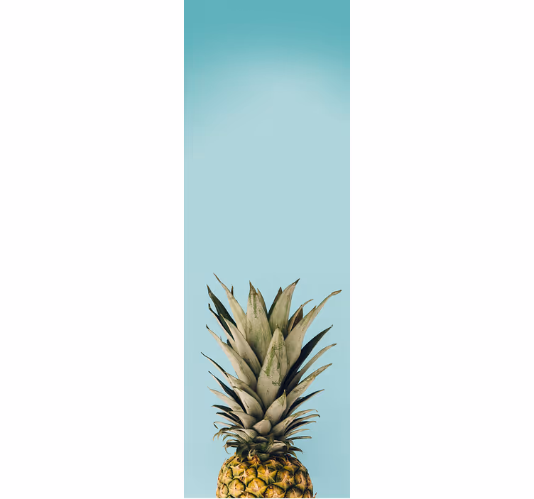Blinds in a kitchen pineapple fridge vinyl - TenStickers