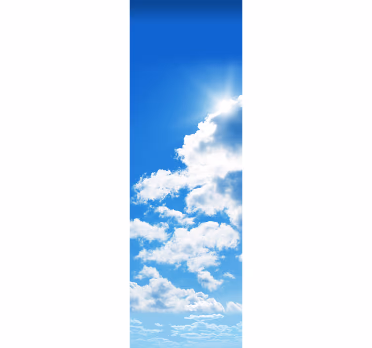 Blinds in a kitchen decorative cloud fridge vinyl - TenStickers