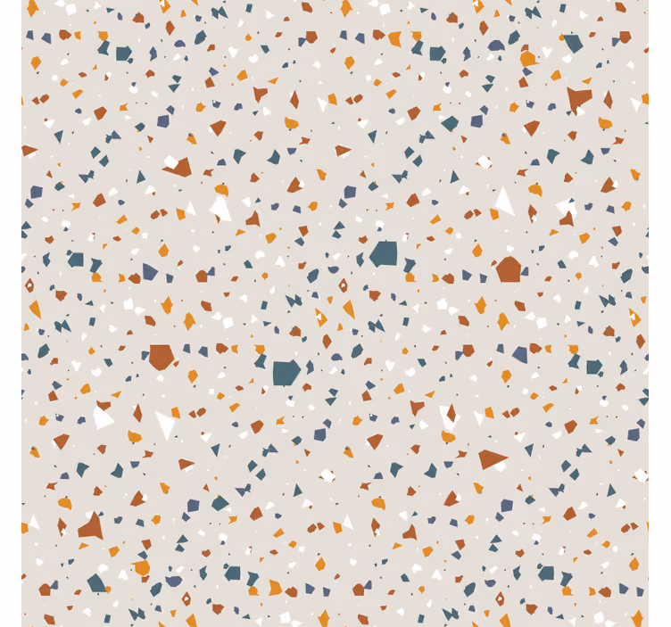 Blinds in a kitchen with terrazzo effect design - TenStickers