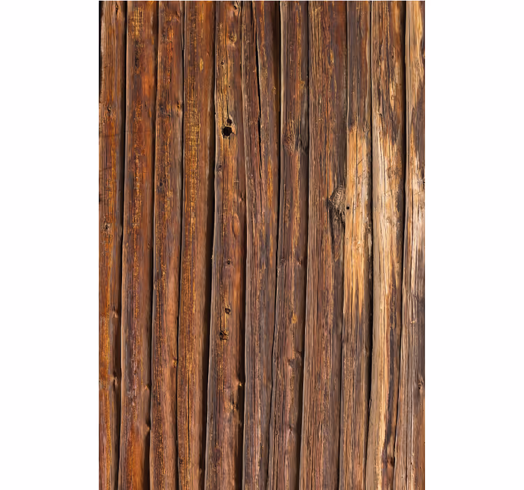 Blinds in a kitchen old brown wooden crate - TenStickers