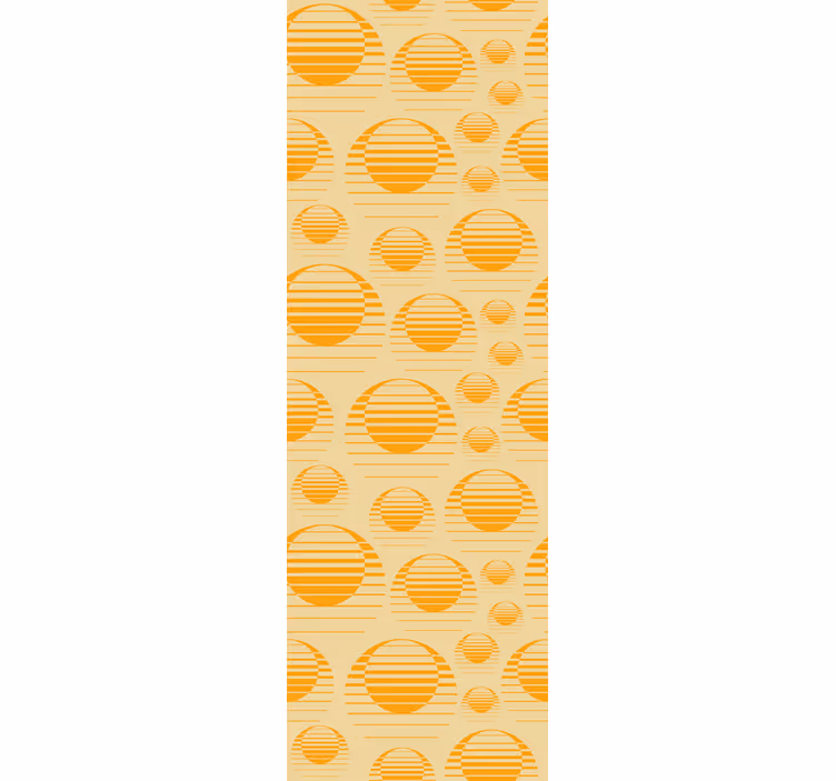 Blinds in a kitchen retro sun draw fridge - TenStickers