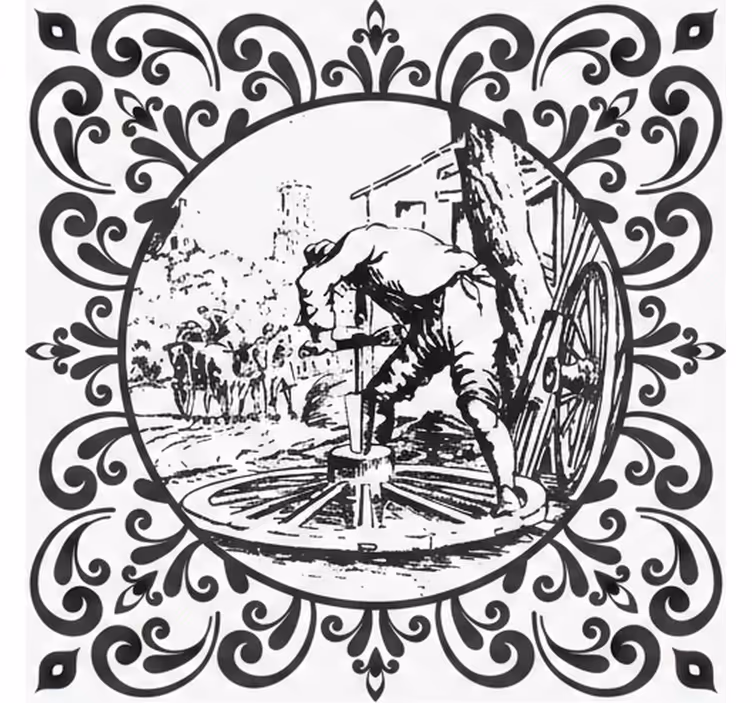 Blinds in a kitchen for the man and wheel - TenStickers