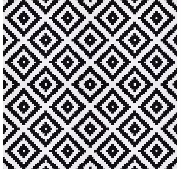 Blinds in a kitchen black modern squares - TenStickers