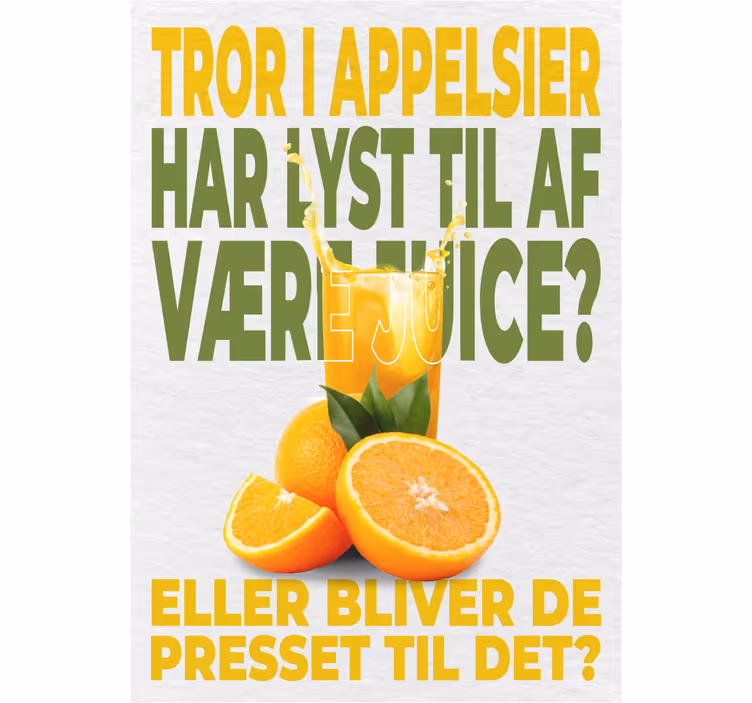 Blinds in a kitchen or do oranges want juice? - TenStickers