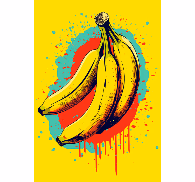 Blinds in a kitchen three bananas - TenStickers