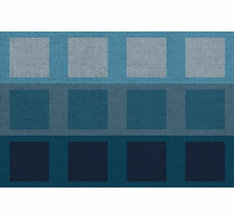 Blue blind modern blue pattern placemat - TenStickers