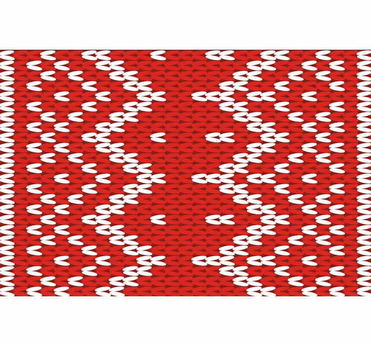 Blind red christmas traditional pattern - TenStickers