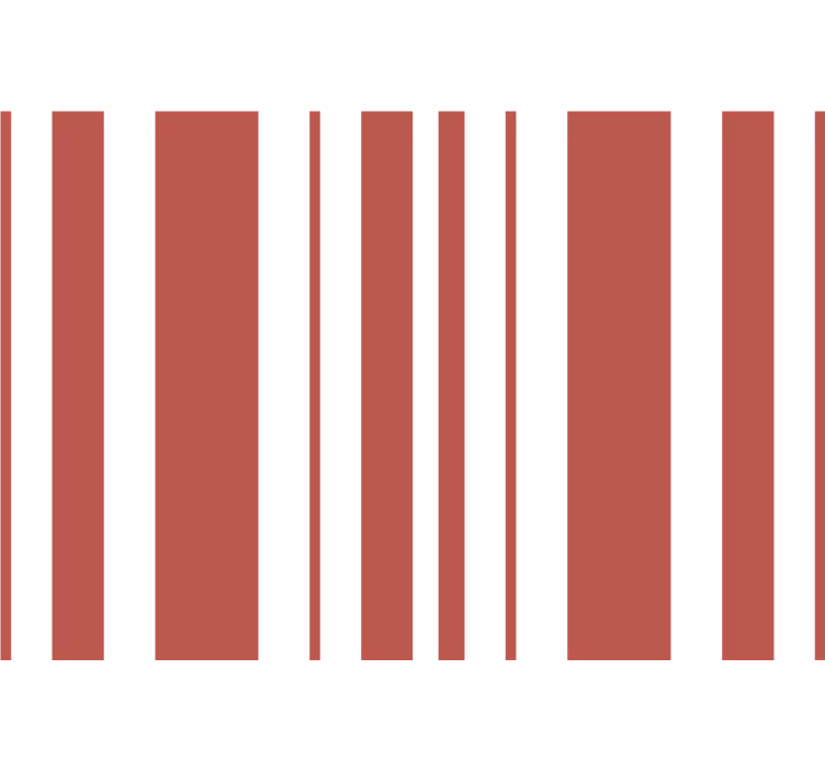 Blind red stripes in red and white - TenStickers