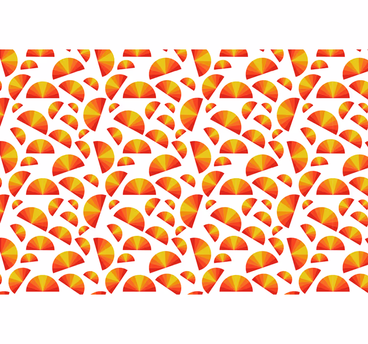 Blind red vintage sunset design - TenStickers