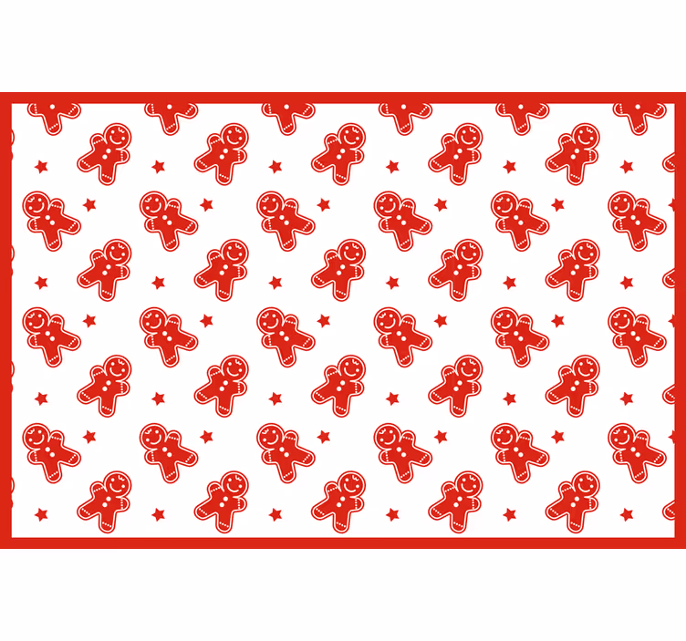 Blind red holiday cookies - TenStickers