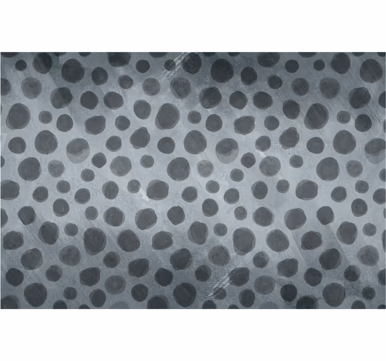 Black roller blind in grey tones circles - TenStickers