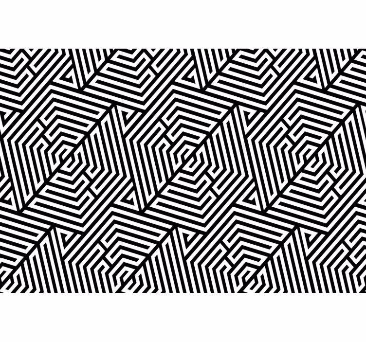 Blind grey for elegant black and white restaurants - TenStickers