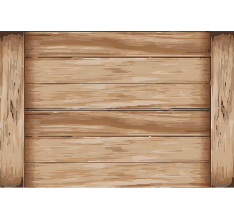 Roller blind beige modern wood grain design - TenStickers