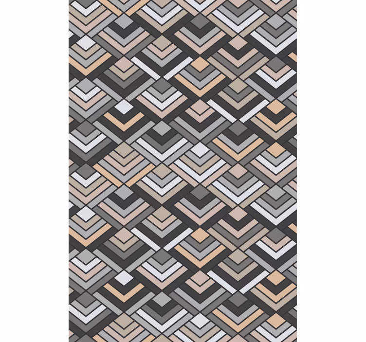Blind outdoor abstract pattern in picasso style - TenStickers