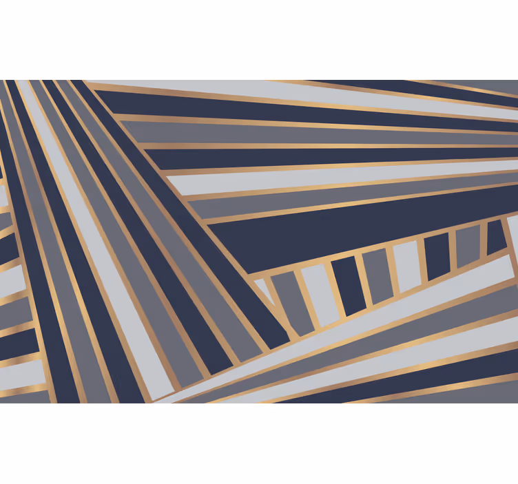 Blind outdoor gray tones pattern with contrasting lines - TenStickers