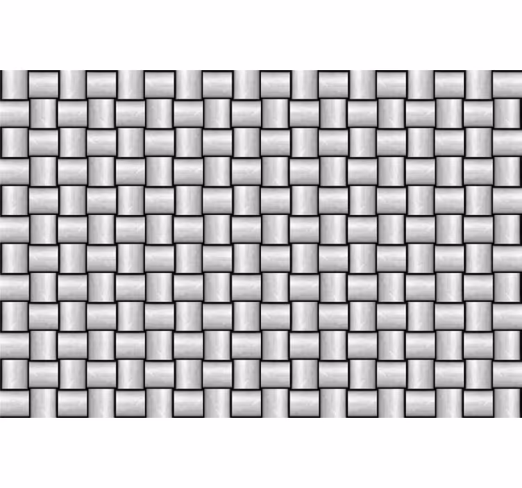 Blind office wooden planks with white gaps texture - TenStickers