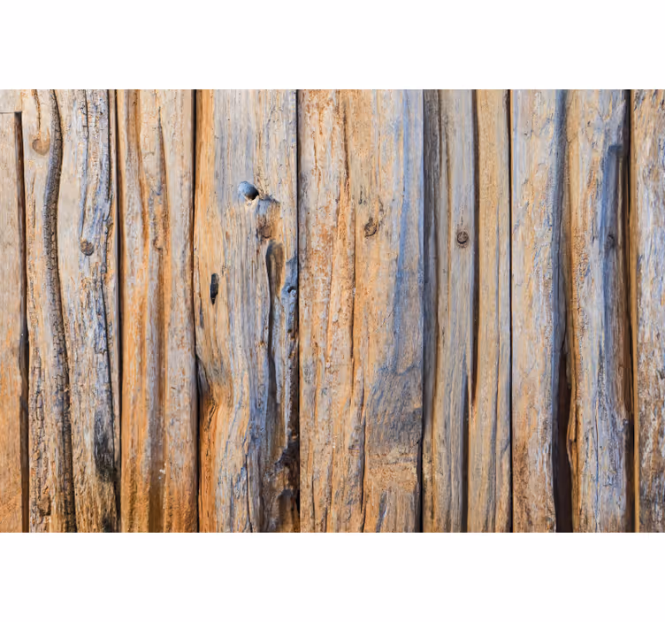Blind office wooden logs 3d texture - TenStickers