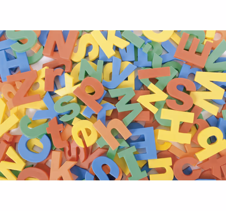 Blind kids colorful alphabet play mat - TenStickers