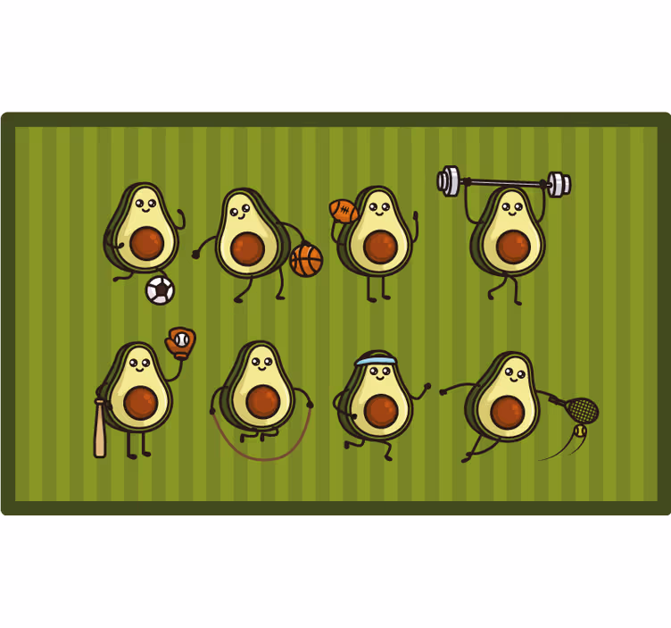 Blind kids anime avocados - TenStickers