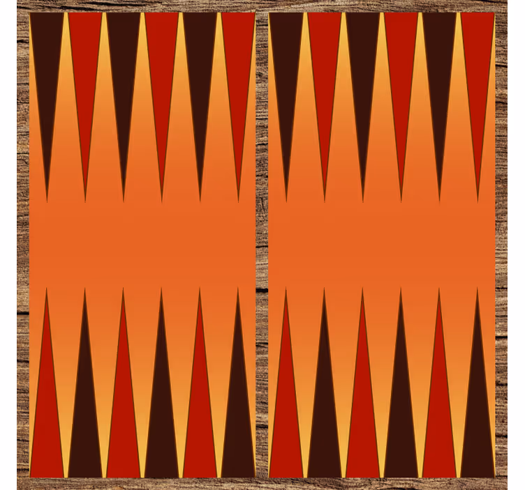 Blind kids vinyl backgammon game mat - TenStickers