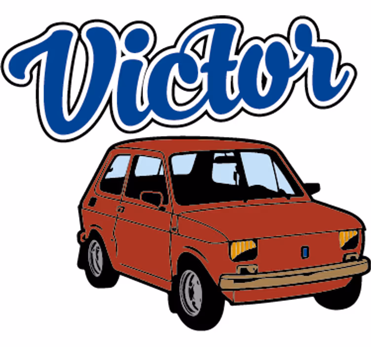 Blind kids car vinyl for little ones - TenStickers