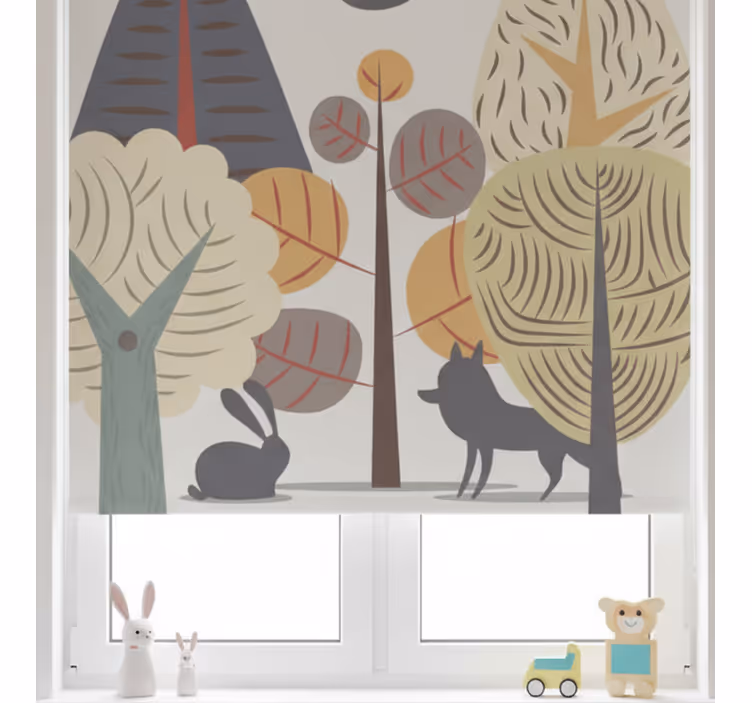 Blind kids pastel happy forest adventure - TenStickers