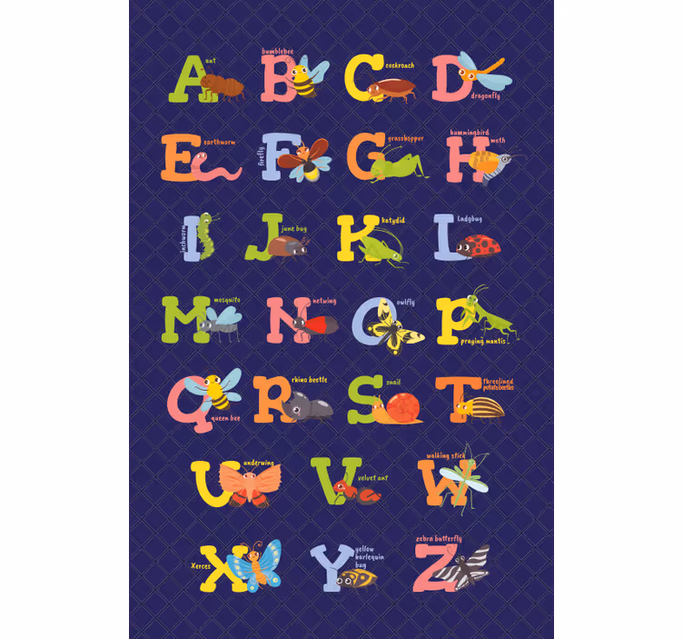 Blind kids english alphabet - TenStickers