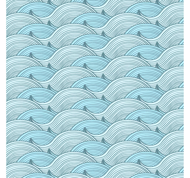 Teenage blind wave pattern - TenStickers