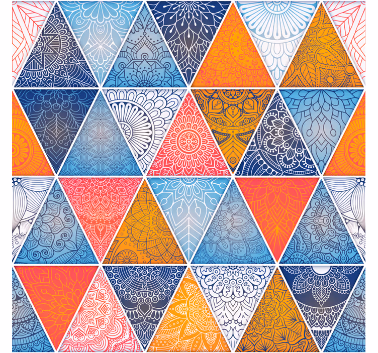 Teenage blind geometric mandala - TenStickers
