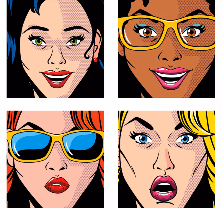 Teenage blind vibrant hues - TenStickers