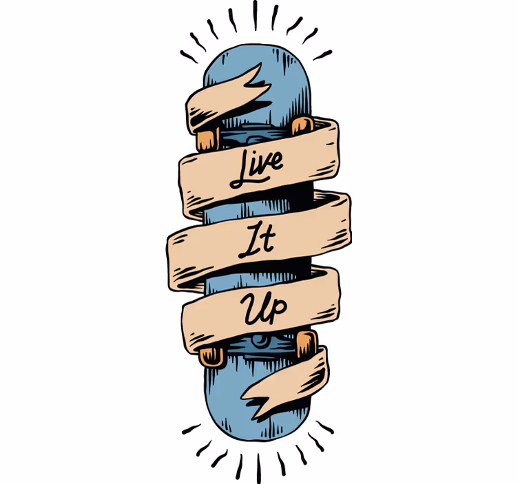 Teenage blind skateboard deck for young riders - TenStickers