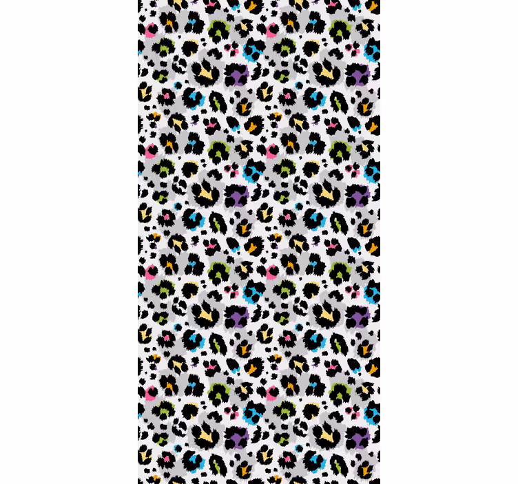 Teenage blind with colorful dots on white background - TenStickers