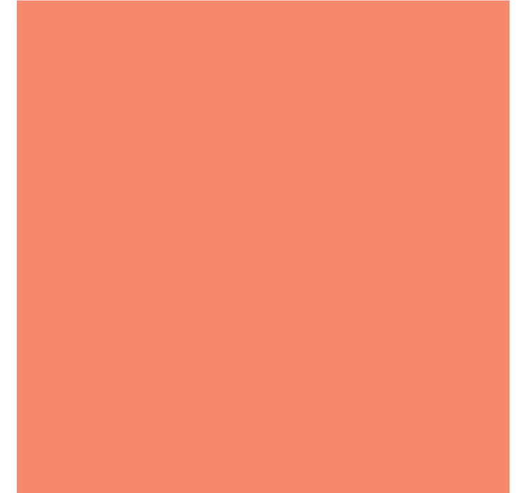 Teenage blind living coral square set - TenStickers