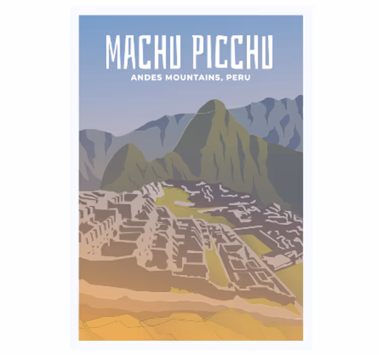 Teenage blind machu picchu adventure - TenStickers