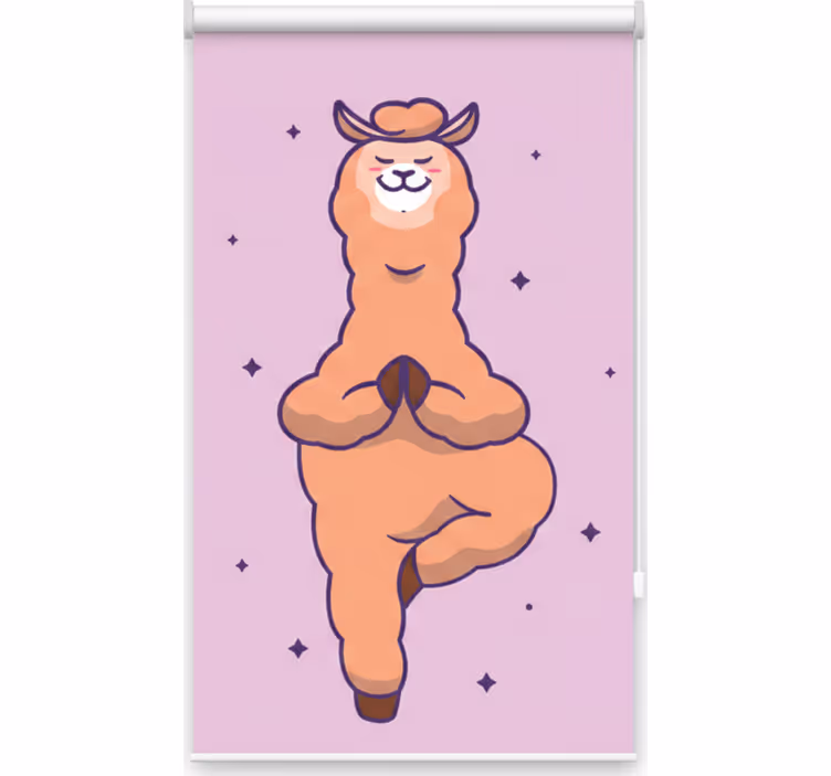 Teenage blind fitness llama - TenStickers