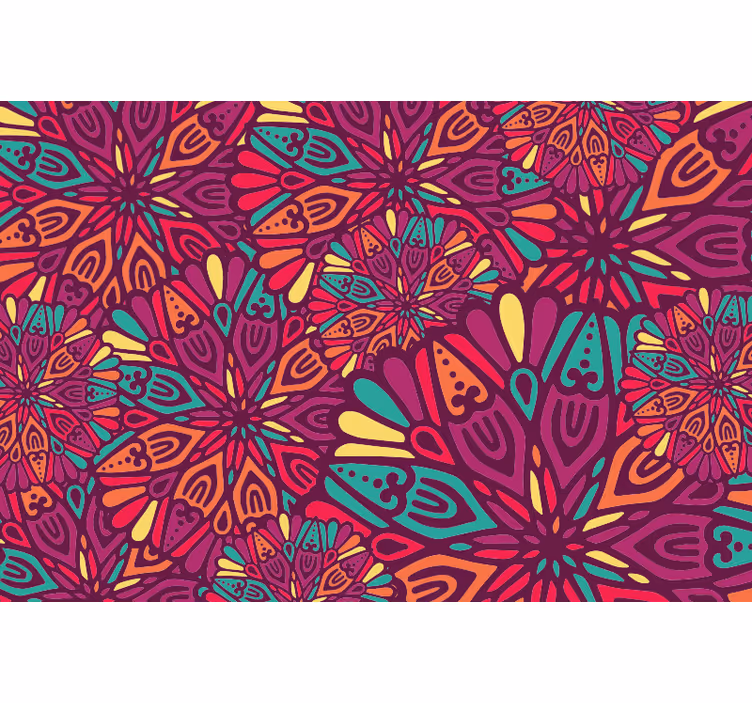 Teenage blind pinkish mandalas - TenStickers