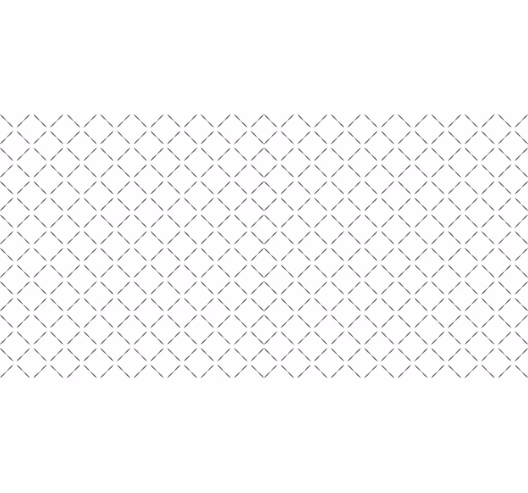 White roller blind with nordic diamonds pattern - TenStickers