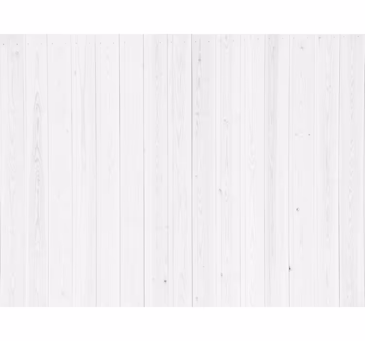 White roller blind in white wooden hamptons pattern - TenStickers