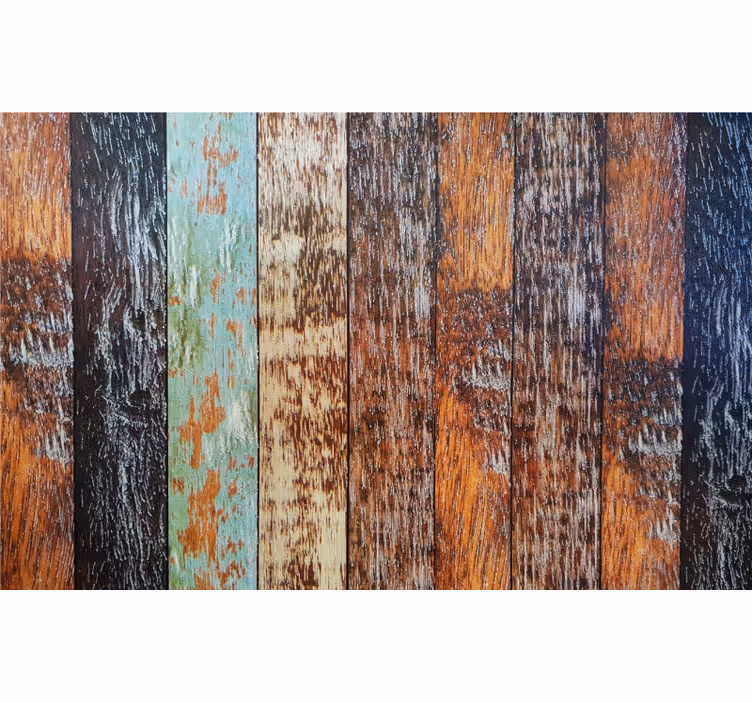 Bathroom blind wooden tiles - TenStickers